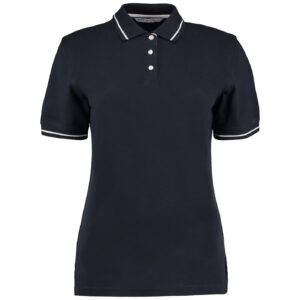 Kustom Kit Ladies St Mellion Tipped Cotton Pique Polo Shirt