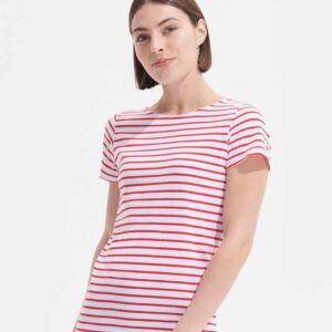SOL'S Ladies Miles Striped T-Shirt