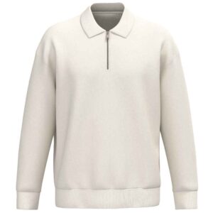 Native Spirit Unisex 1/4 Zip Sweatshirt with Polo Collar