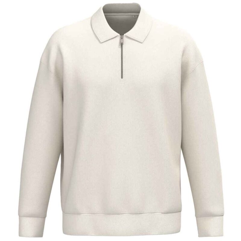 Native Spirit Unisex 1/4 Zip Sweatshirt with Polo Collar