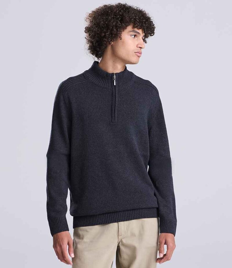 Ecologie Unisex Wakhan Zip Neck Sustainable Sweater