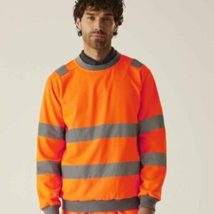 Regatta High Visibility Pro Contract Crew Neck Sweatshirt