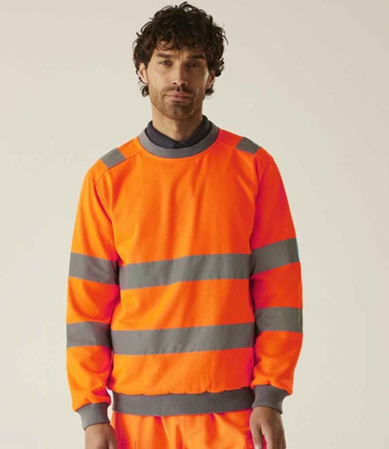 Regatta High Visibility Pro Contract Crew Neck Sweatshirt