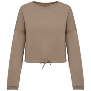 Native Spirit Ladies Oversized Cropped Sweatshirt
