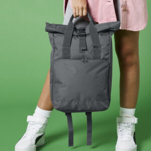 BagBase Recycled Twin Handle Roll-Top Backpack