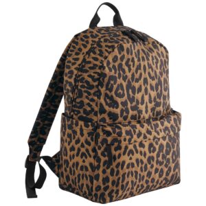 BagBase Leopard Print Backpack