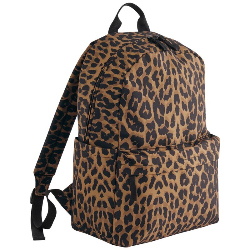 BagBase Leopard Print Backpack