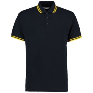 Kustom Kit Contrast Tipped Poly/Cotton Pique Polo Shirt