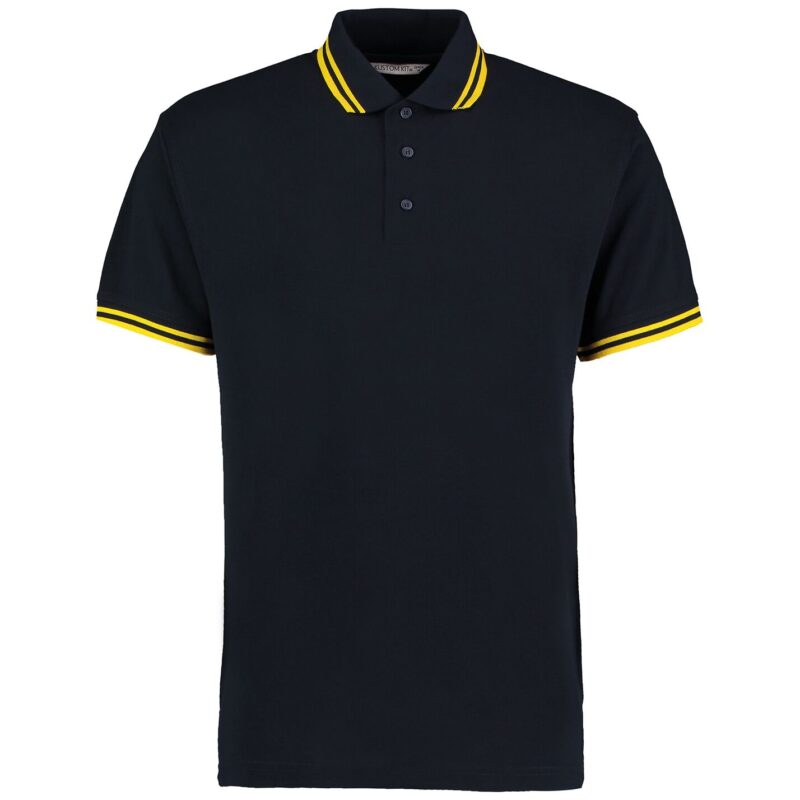 Kustom Kit Contrast Tipped Poly/Cotton Pique Polo Shirt