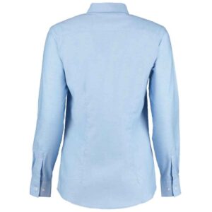 Kustom Kit Ladies Long Sleeve Tailored Workwear Oxford Shirt