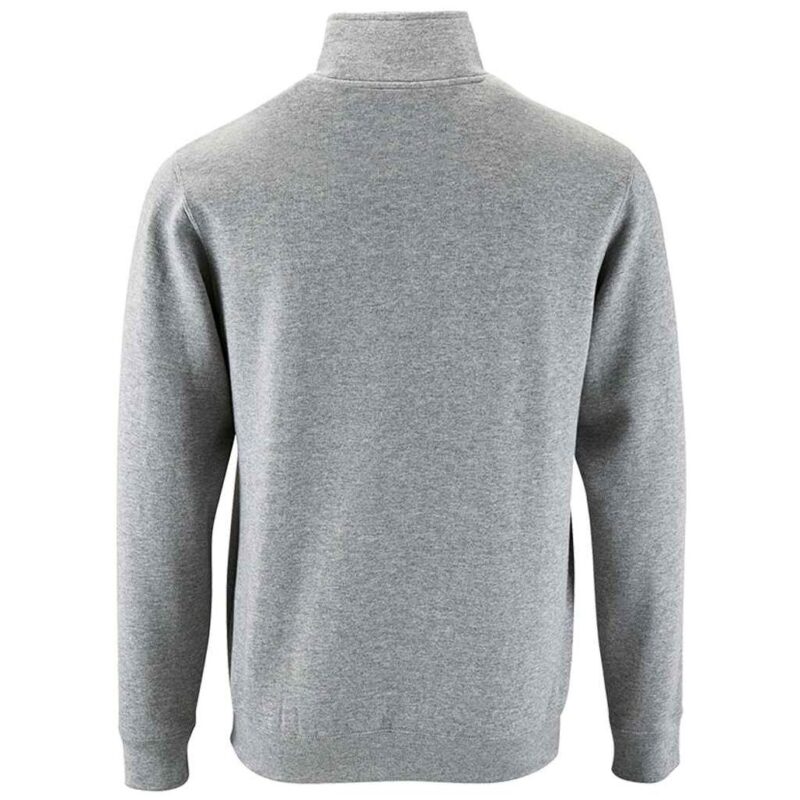 SOL'S Stan Contrast Zip Neck Sweatshirt