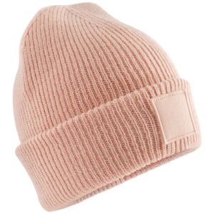 Beechfield Kids Deep Cuffed Tonal Patch Beanie