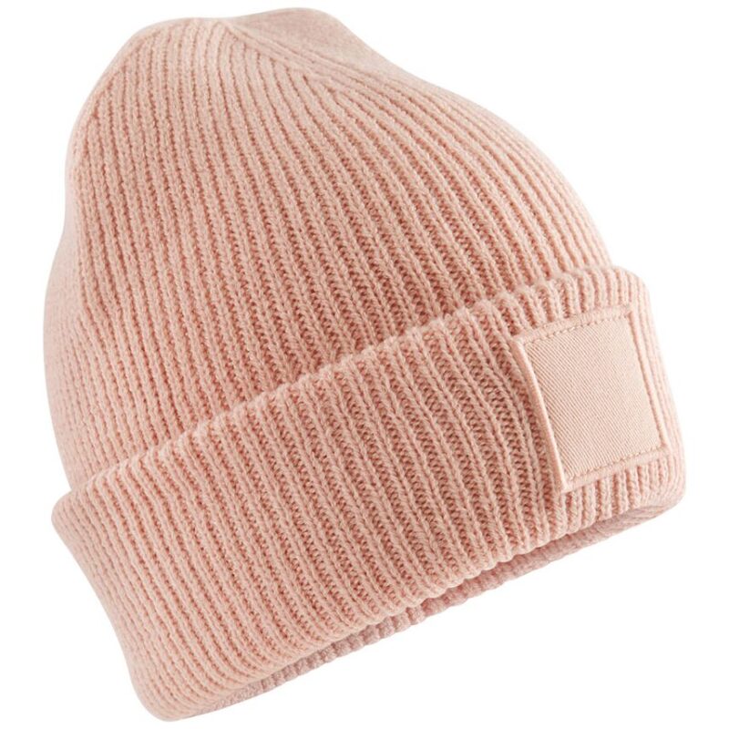 Beechfield Kids Deep Cuffed Tonal Patch Beanie