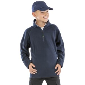 Result Recycled Kids Zip Neck Micro Fleece