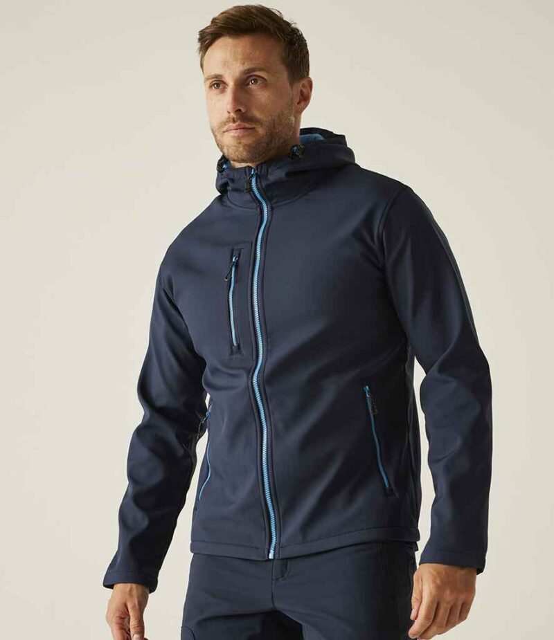 Regatta Navigate Two Layer Hooded Soft Shell Jacket