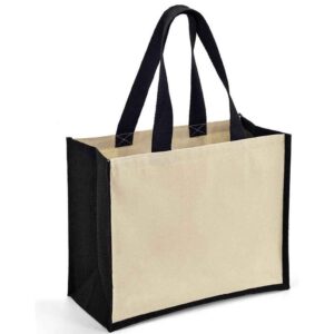 Brand Lab Jute and Canvas Shopper