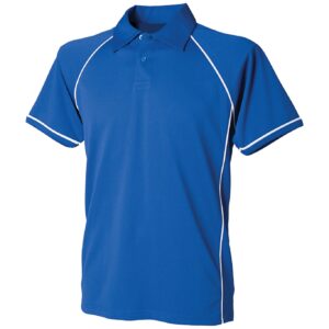 Finden + Hales Performance Piped Polo Shirt