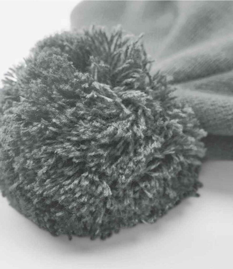 Beechfield Applique Patch Pom Beanie