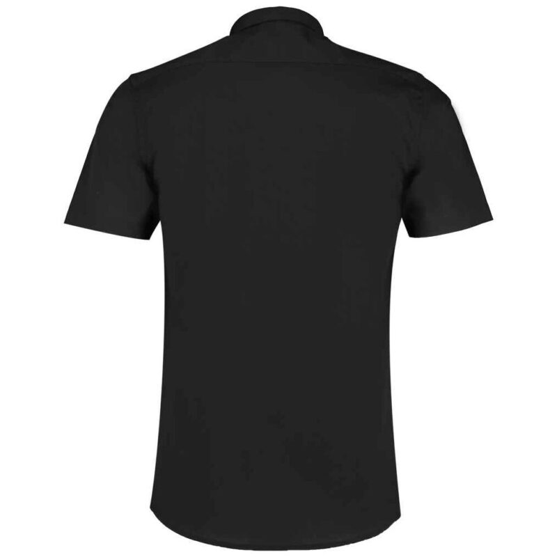 Kustom Kit Short Sleeve Tailored Poplin Shirt