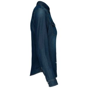 Kariban Ladies Long Sleeve Denim Shirt