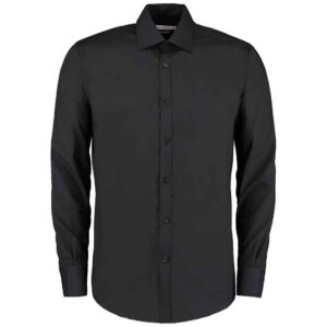Kustom Kit Long Sleeve Slim Fit Business Shirt