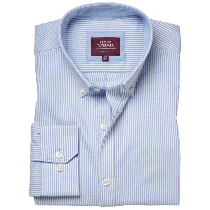 Brook Taverner Lawrence Long Sleeve Stretch Oxford Shirt
