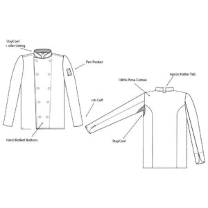 Le Chef Long Sleeve Luxe Jacket
