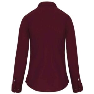 Kariban Ladies Long Sleeve Mandarin Collar Shirt