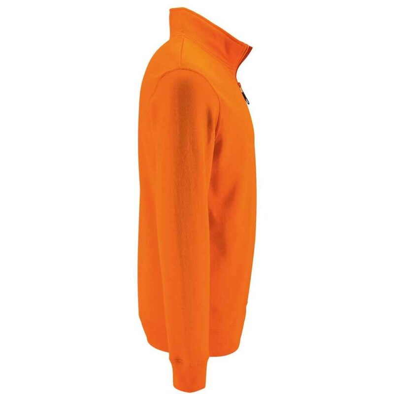 SOL'S Stan Contrast Zip Neck Sweatshirt