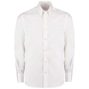 Kustom Kit Premium Long Sleeve Tailored Oxford Shirt
