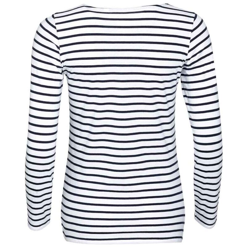 SOL'S Ladies Marine Long Sleeve Striped T-Shirt