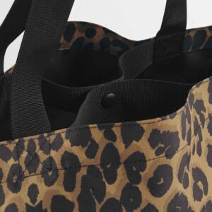 BagBase Leopard Print Carryall Tote Bag