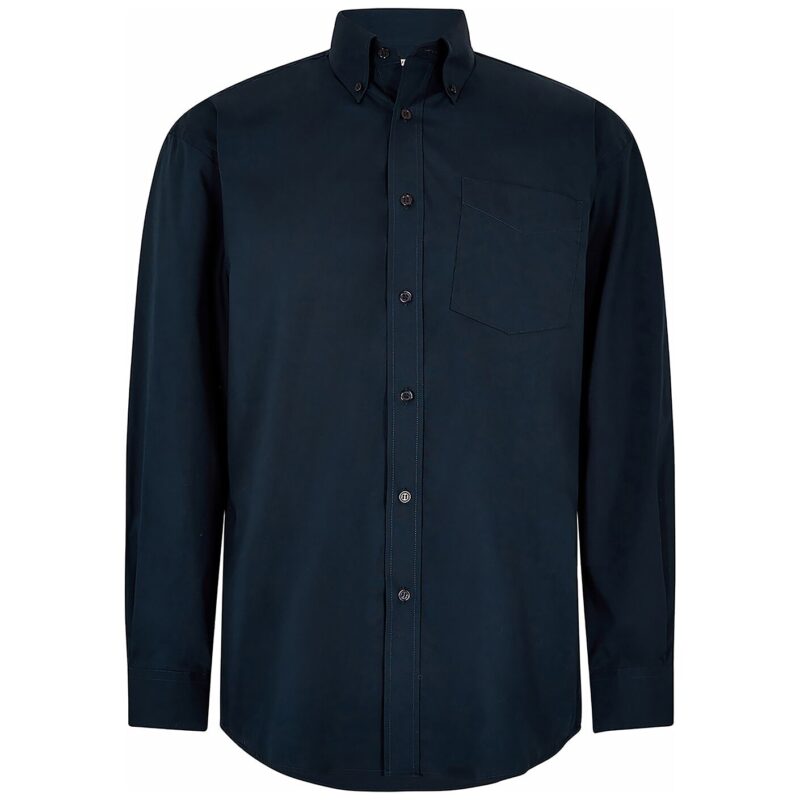 Kustom Kit Premium Long Sleeve Classic Fit Oxford Shirt
