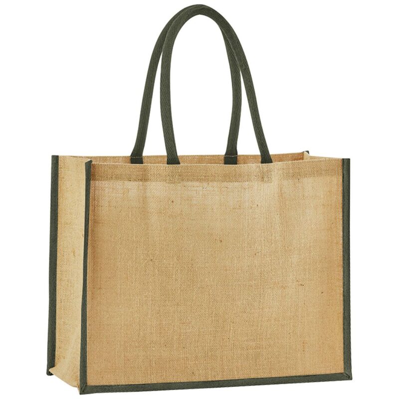 Westford Mill Natural Starched Jute Classic Shopper