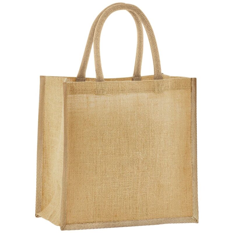 Westford Mill Natural Starched Jute Mini Gift Bag