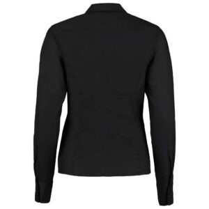 Kustom Kit Ladies Premium Long Sleeve Tailored Oxford Shirt