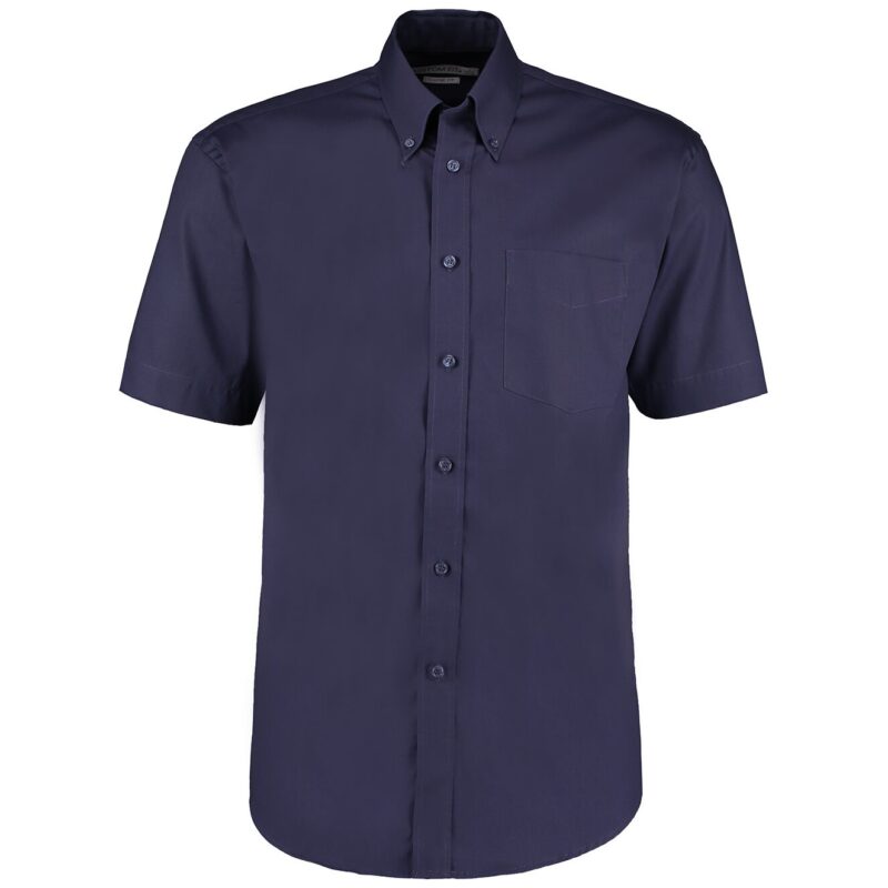 Kustom Kit Premium Short Sleeve Classic Fit Oxford Shirt