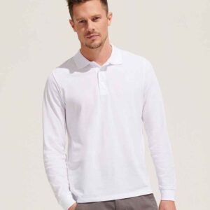 SOL'S Unisex Prime Long Sleeve Pique Polo Shirt