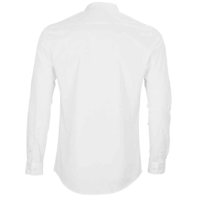 NEOBLU Bart Mao Collar Long Sleeve Poplin Shirt