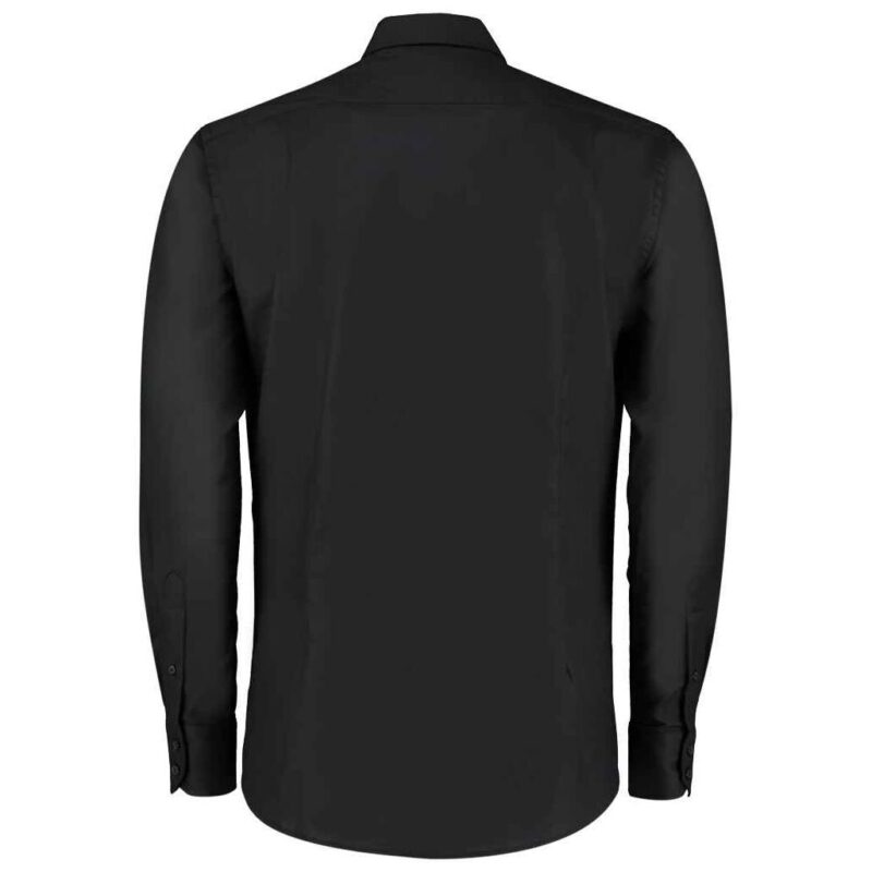 Kustom Kit Long Sleeve Slim Fit Workwear Oxford Shirt