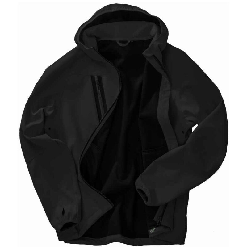 Result Recycled Three Layer Printable Hooded Soft Shell Jacket