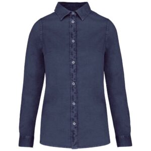 Native Spirit Ladies Washed Long Sleeve Shirt