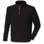 Finden + Hales Zip Neck Piped Micro Fleece
