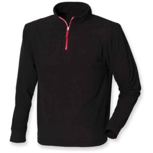 Finden + Hales Zip Neck Piped Micro Fleece