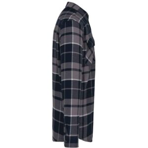 Kariban Sherpa Lined Checked Shirt Jacket