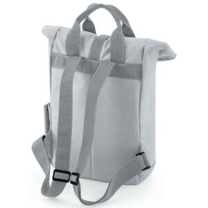 BagBase Recycled Mini Twin Handle Roll-Top Backpack