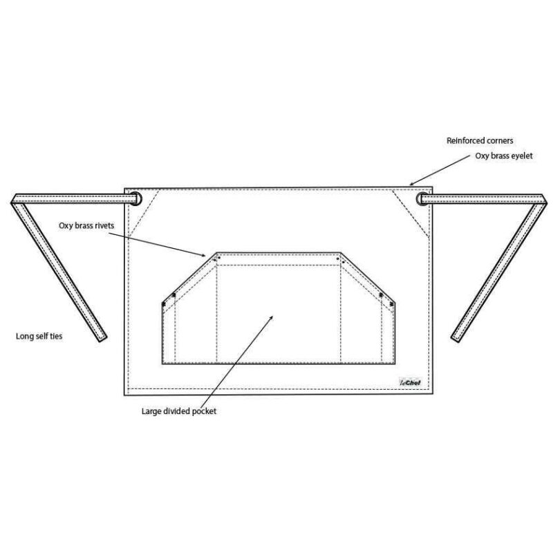 Le Chef Utility Waist Apron