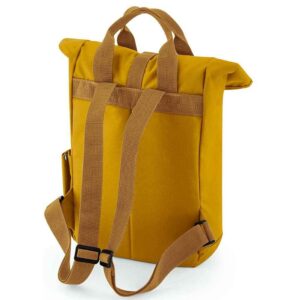 BagBase Recycled Mini Twin Handle Roll-Top Backpack