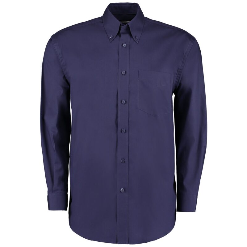 Kustom Kit Premium Long Sleeve Classic Fit Oxford Shirt