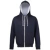 New French Navy/Heather Grey
